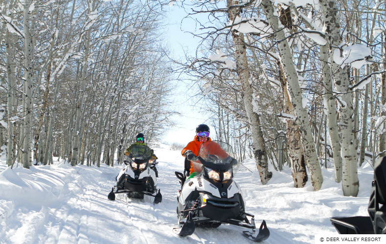 Deer Valley Resort Winter Activities Snowmobiling SkiBookings.com