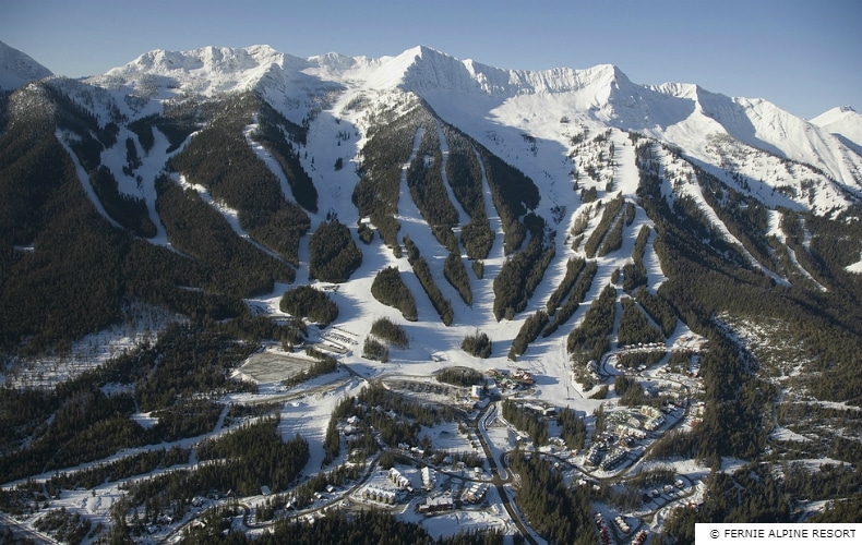 Fernie Alpine Resort Aerial SkiBookings.com